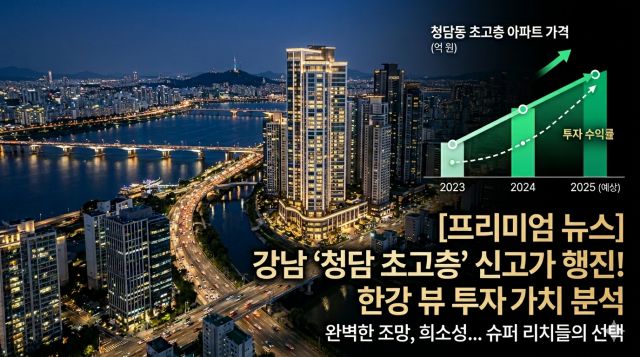 청담르엘 분양가와 강남 신축 아파트 투자 분석 이미지