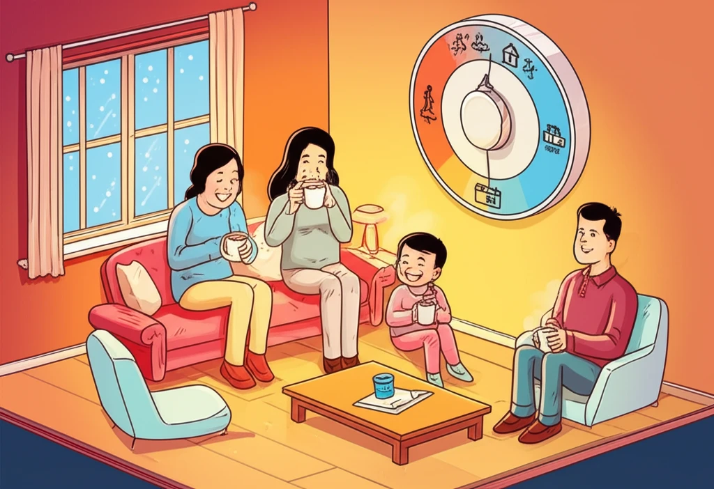 주거 환경별 난방 모드 선택과 외출 ..