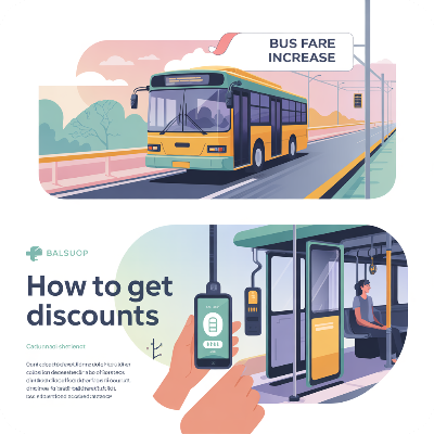 경기도 버스요금 인상 후? 할인받는 방법 이미지