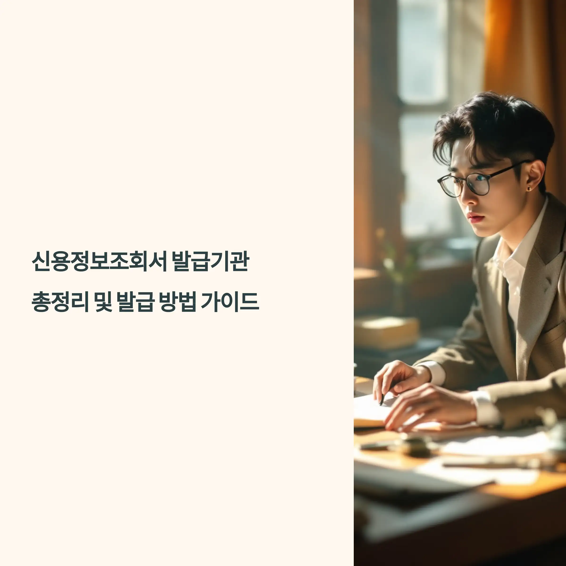 신용정보조회서 발급기관 총정리 및 발급 방법 가이드