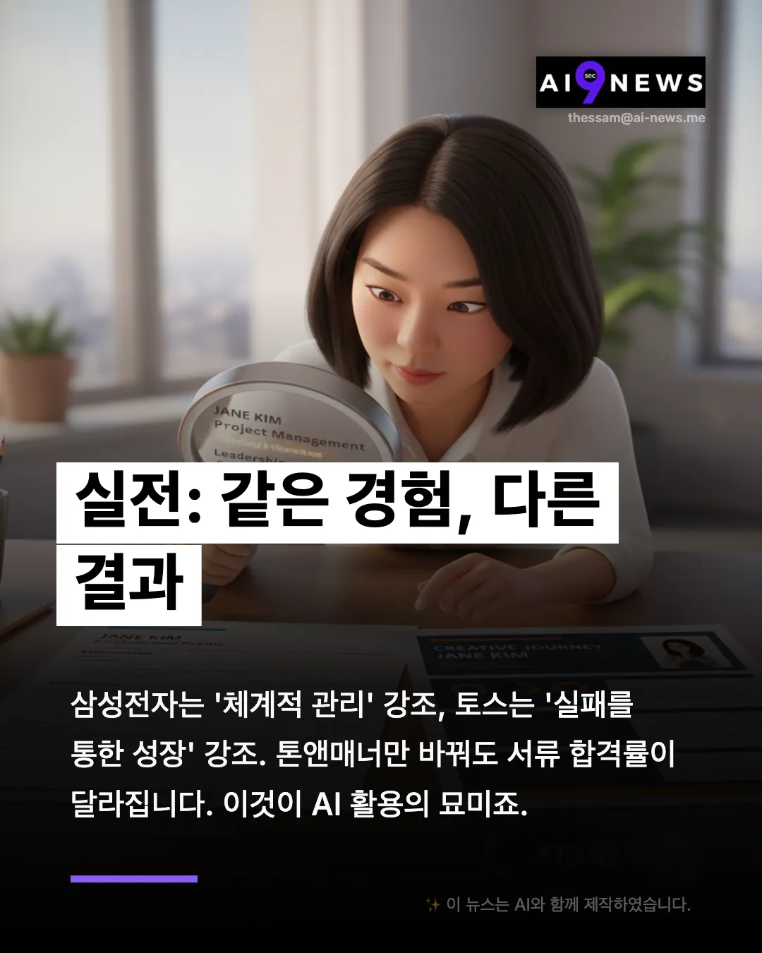 합격하는 자소서의 비밀 - 기업 맞춤형 자소서 쓰는 법 (feat. Gemini)