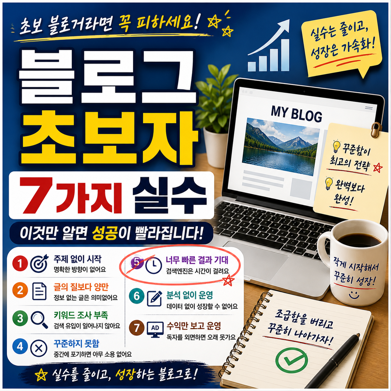 블로그 실수