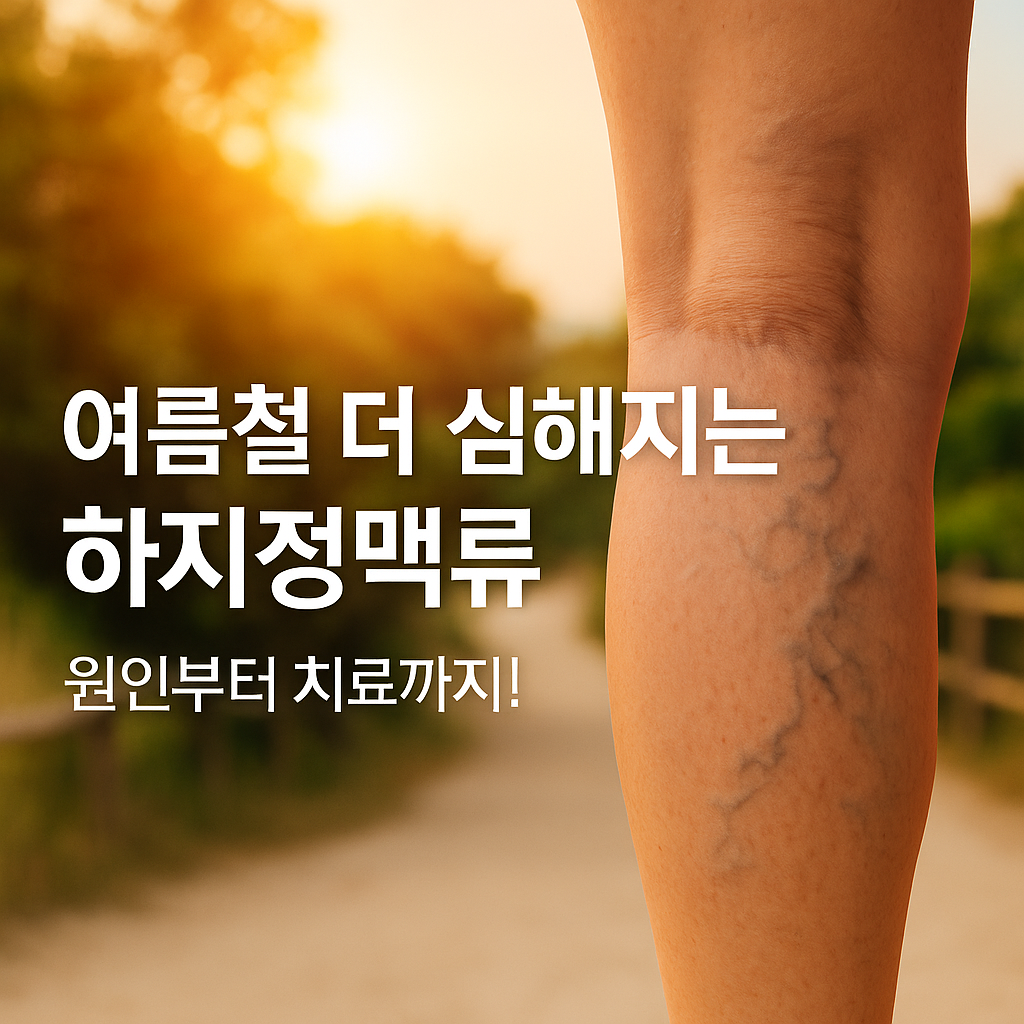 다리 건강의 적신호, 여름철 하지정맥류 주의보!