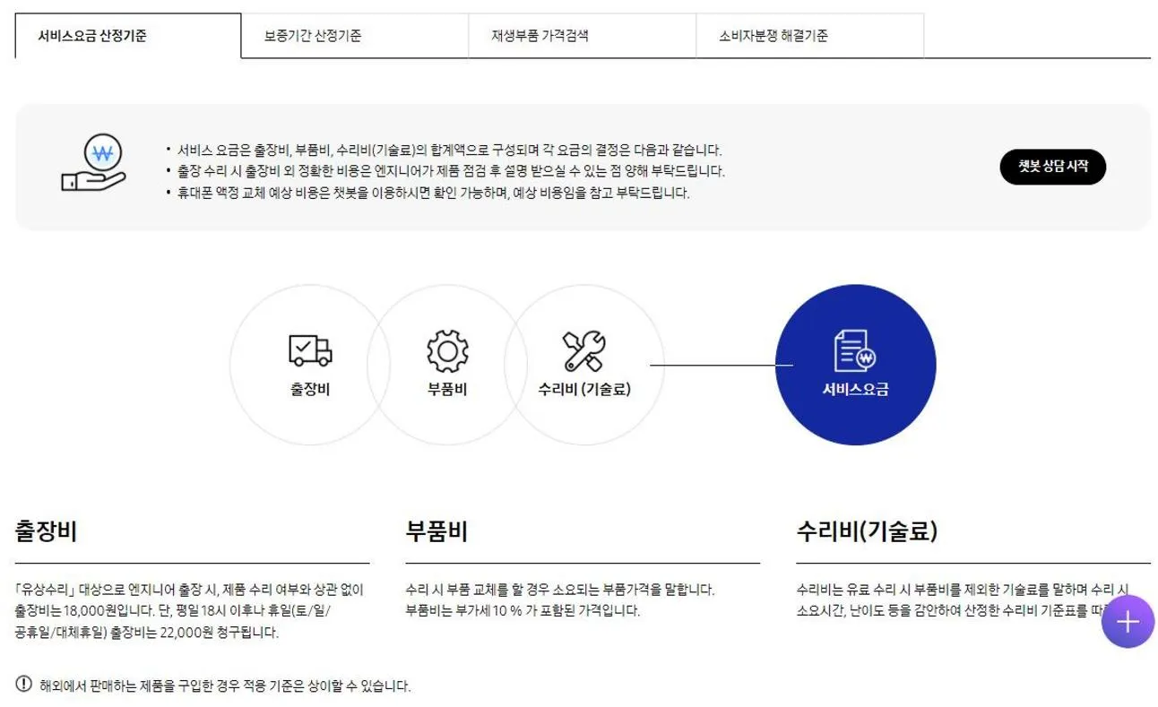 삼성전자 서비스센터 전화번호