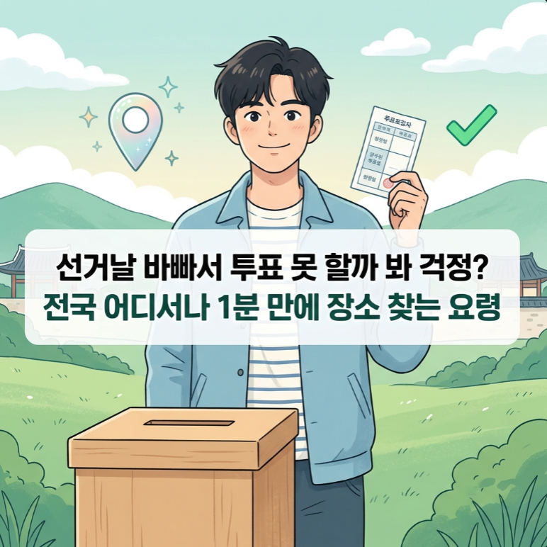 지방선거 사전투표 일정 및 전국 내 주변 사전투표소 위치 조회 방법 안내