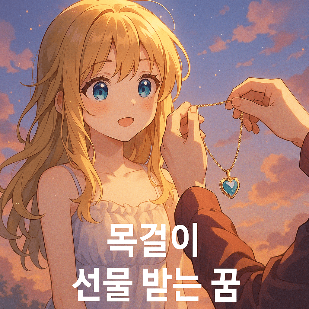 목걸이 선물 받는 꿈 해몽