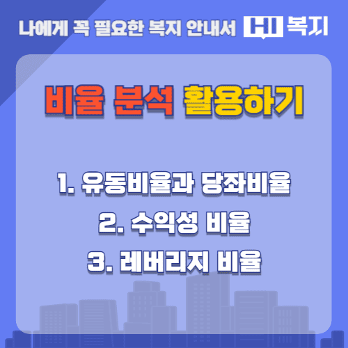 비율 분석 활용하기