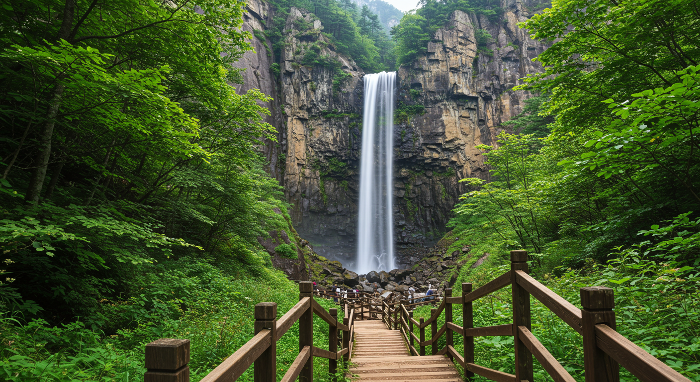 설악산 대승폭포 전경