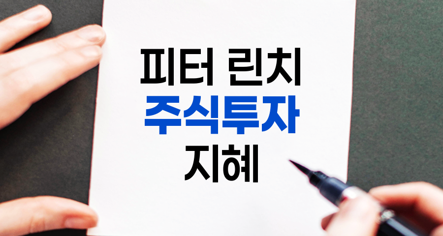 피터 린치의 주식투자 지혜