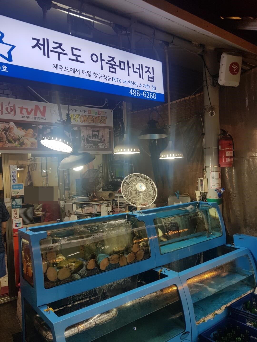 강동구 둔촌동역 맛집 제주도 아줌마네집 위치 리뷰 전복 물회 맛집