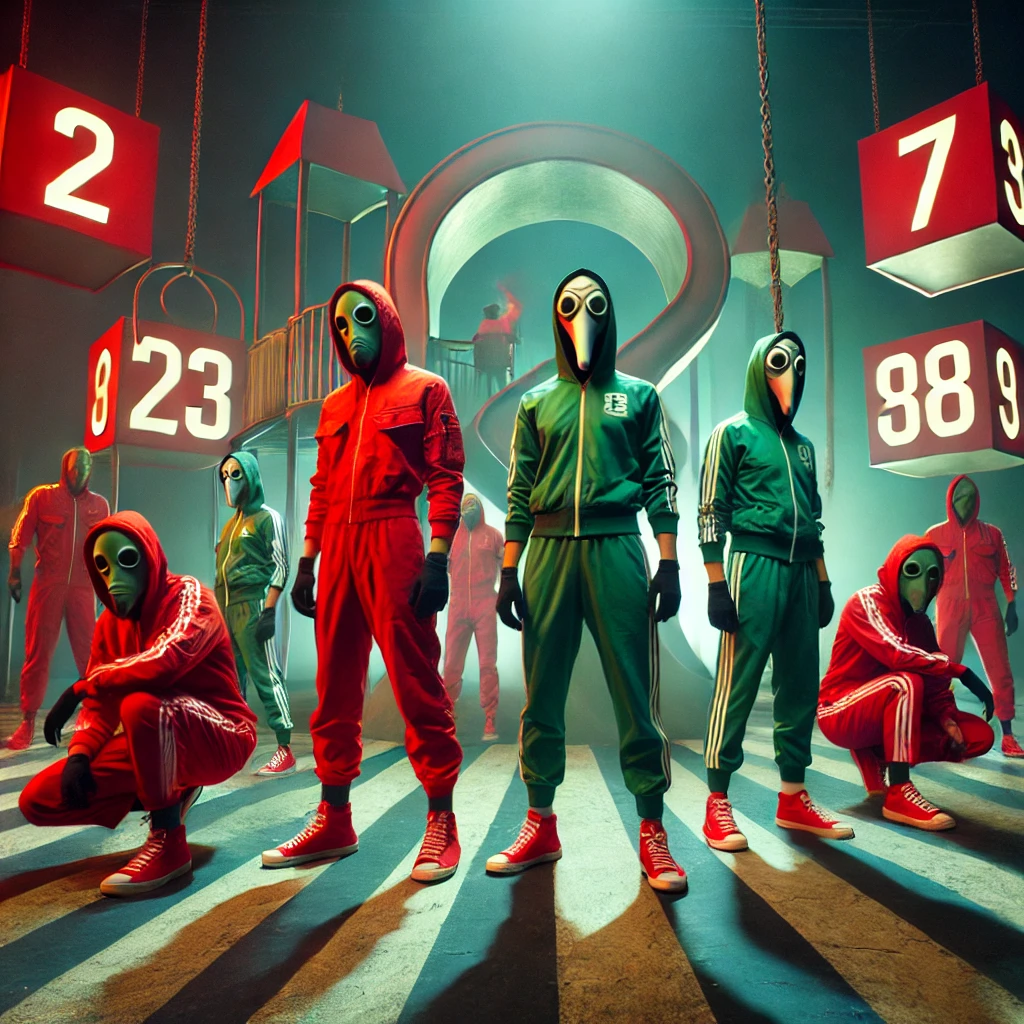 오징어 게임 관련 이미지