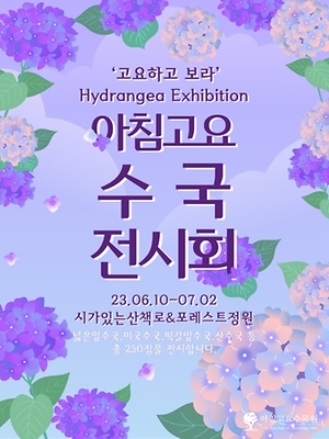 아침고요 수국전시회