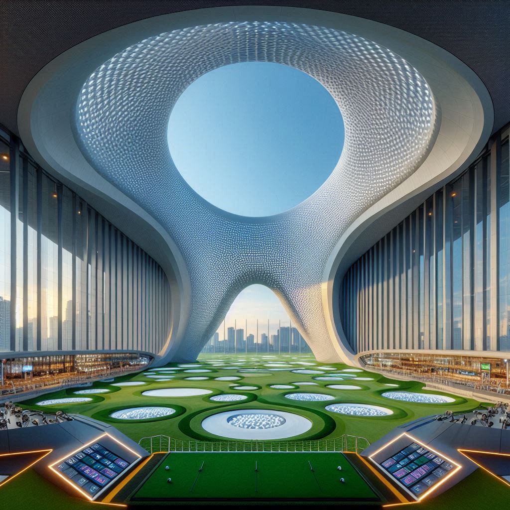 울산 네오골프연습장 배경