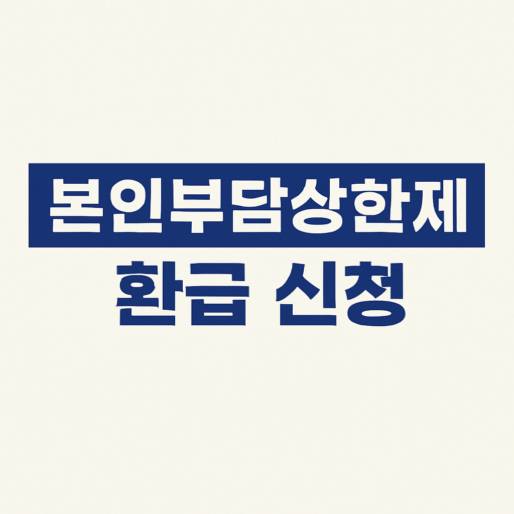 본인부담상한제 환급 신청