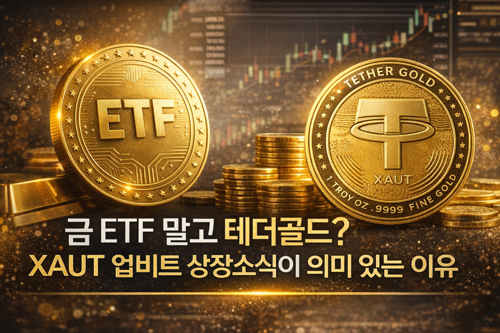 테더골드 XAUT 업비트 상장, 금 투자 판도 바뀐다?