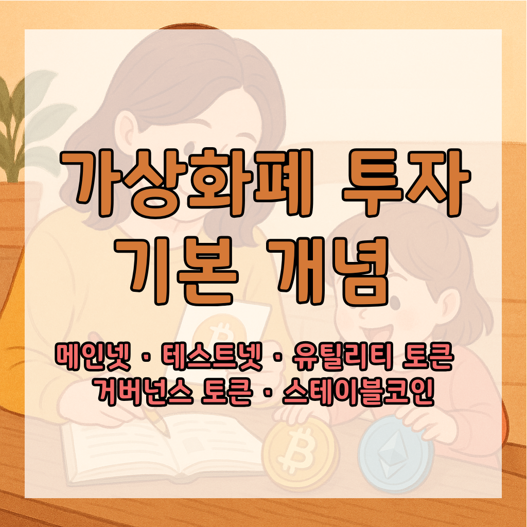 [코린이 가이드] 메인넷 &middot; 테스트넷 &middot; 유틸리티 토큰 &middot; 거버넌스 토큰 &middot; 스테이블코인 완벽 정리