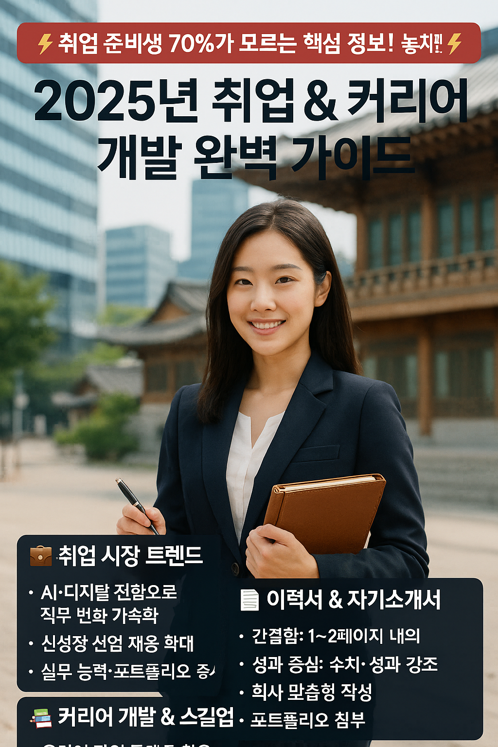 2025년 취업 &amp; 커리어 개발 완벽 가이드