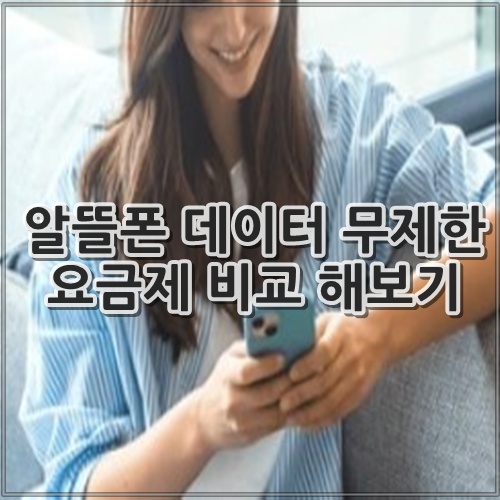 알뜰폰 데이터 무제한 요금제 비교 해보기