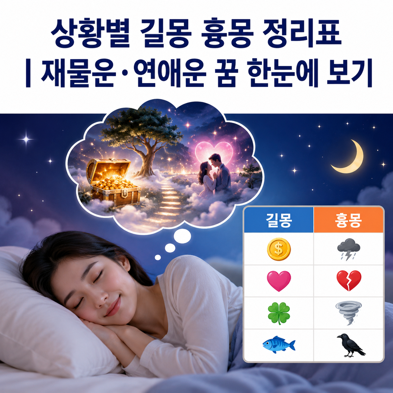 상황별 길몽 흉몽