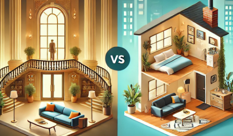 호텔과 에어비앤비 관련 사진