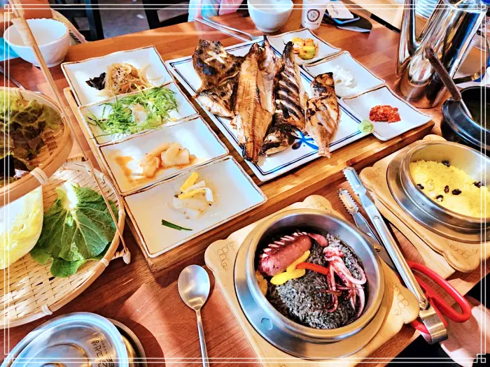 강릉, 세인트존스 호텔 맛집 5가지 화덕 생선구이, 오징어 먹물 솥밥