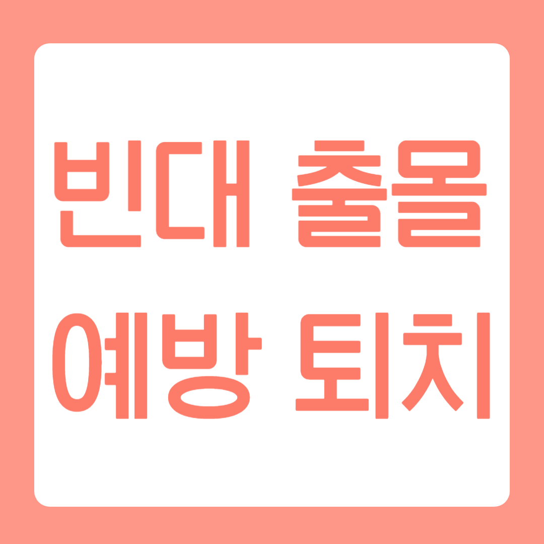 빈대 퇴치법