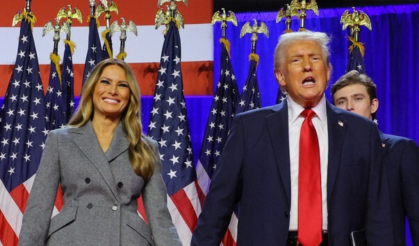 도널드 트럼프 재선 성공, 멜라니아 트럼프 백악관 복귀