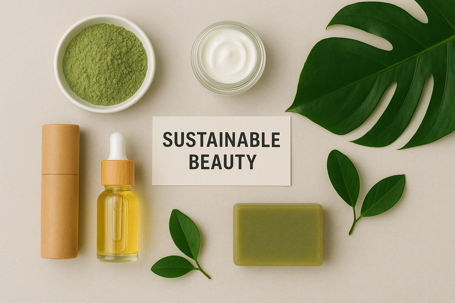 친환경 뷰티 관련 사진