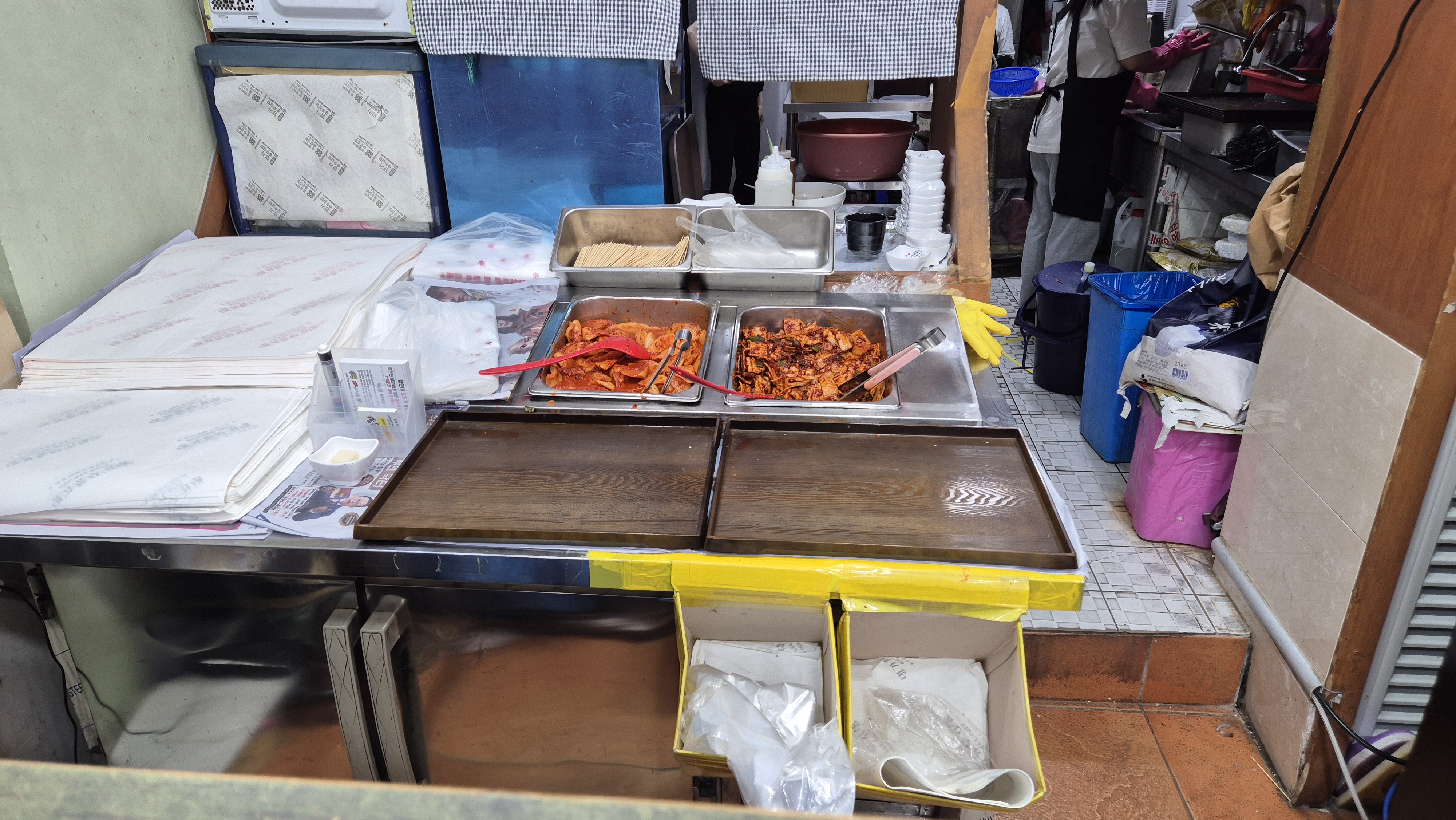 통영 명가충무김밥 포장