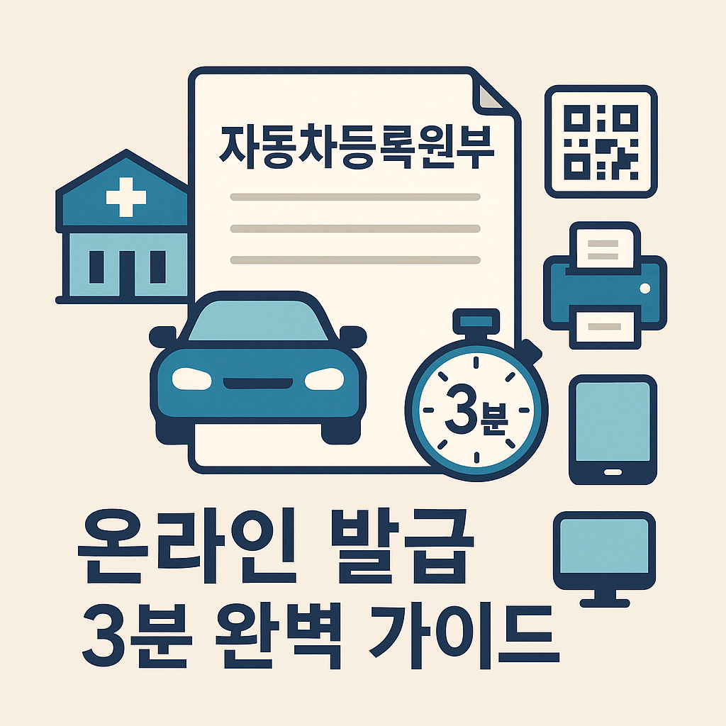 자동차등록원부 온라인 발급 3분 완벽 가이드