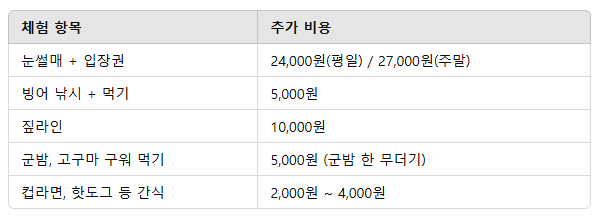 청양 알프스마을 얼음분수축제