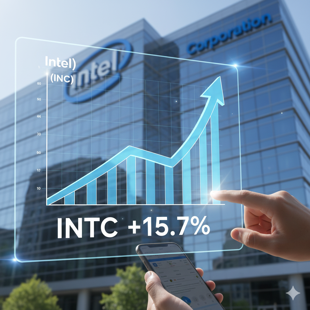 인텔 주식 관련사진