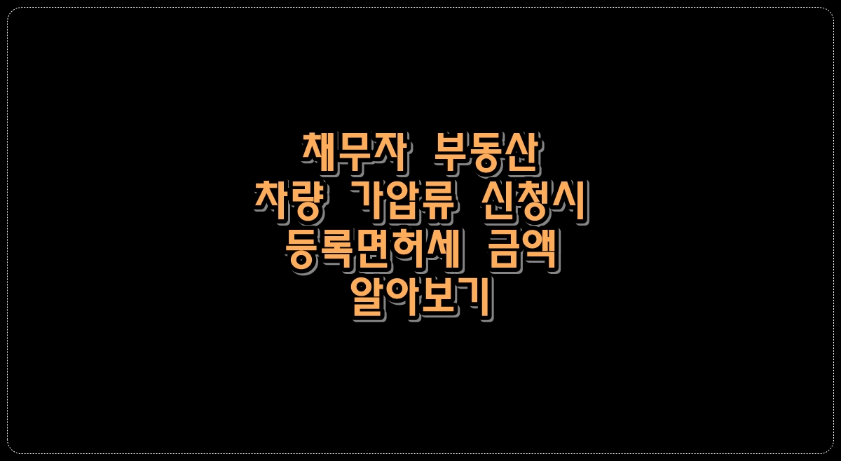 채무자-부동산-차량-가압류