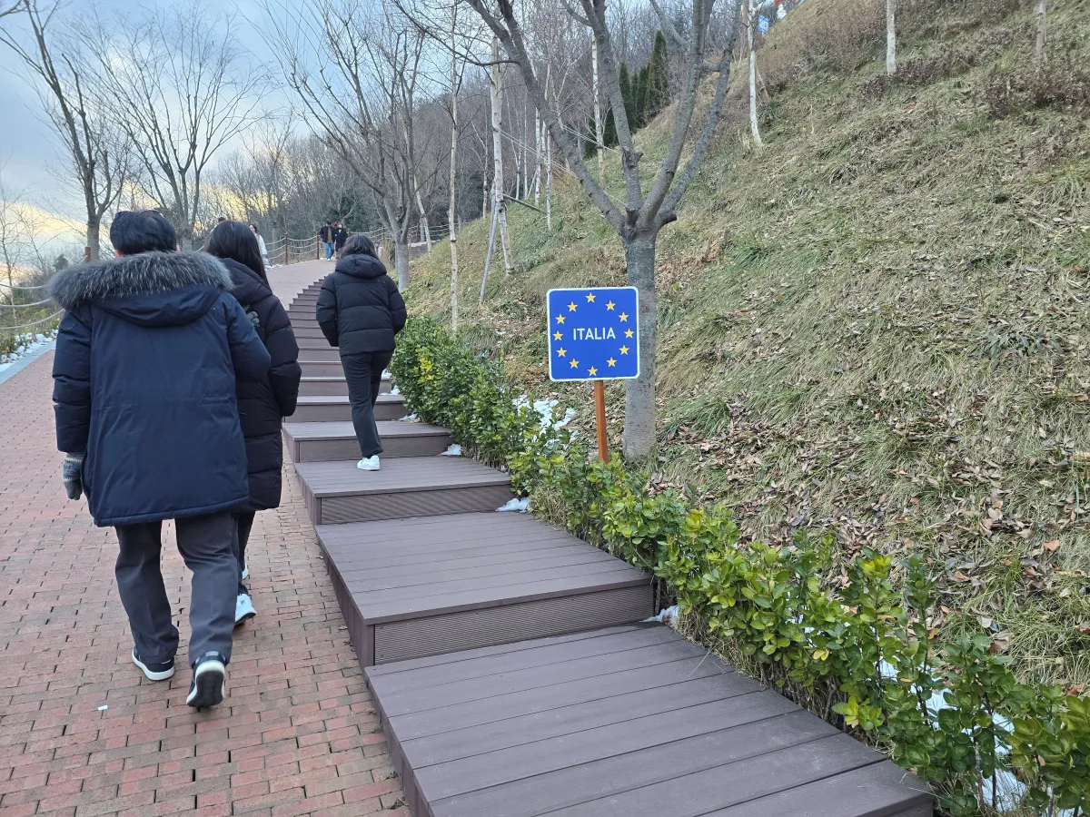 쁘띠프랑스-이탈리아마을 -계단