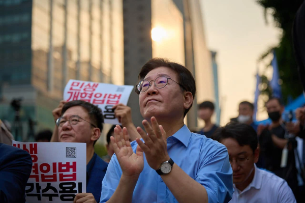 이재명 지지 반대층의 반응