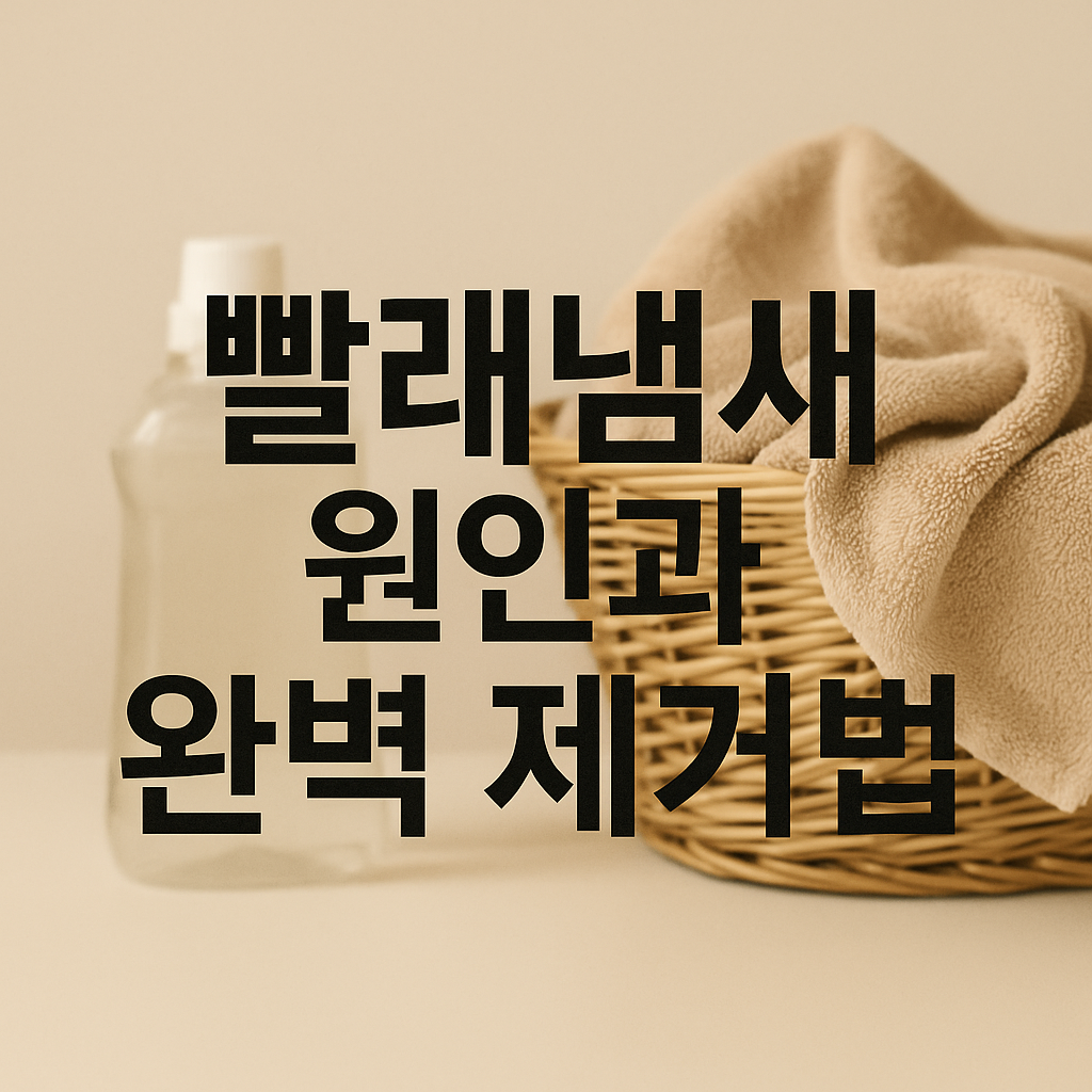 식초를 활용한 빨래냄새 제거 방법