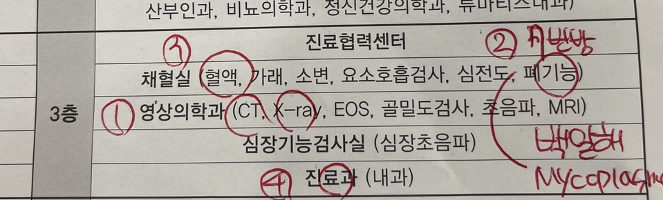 폐렴진단