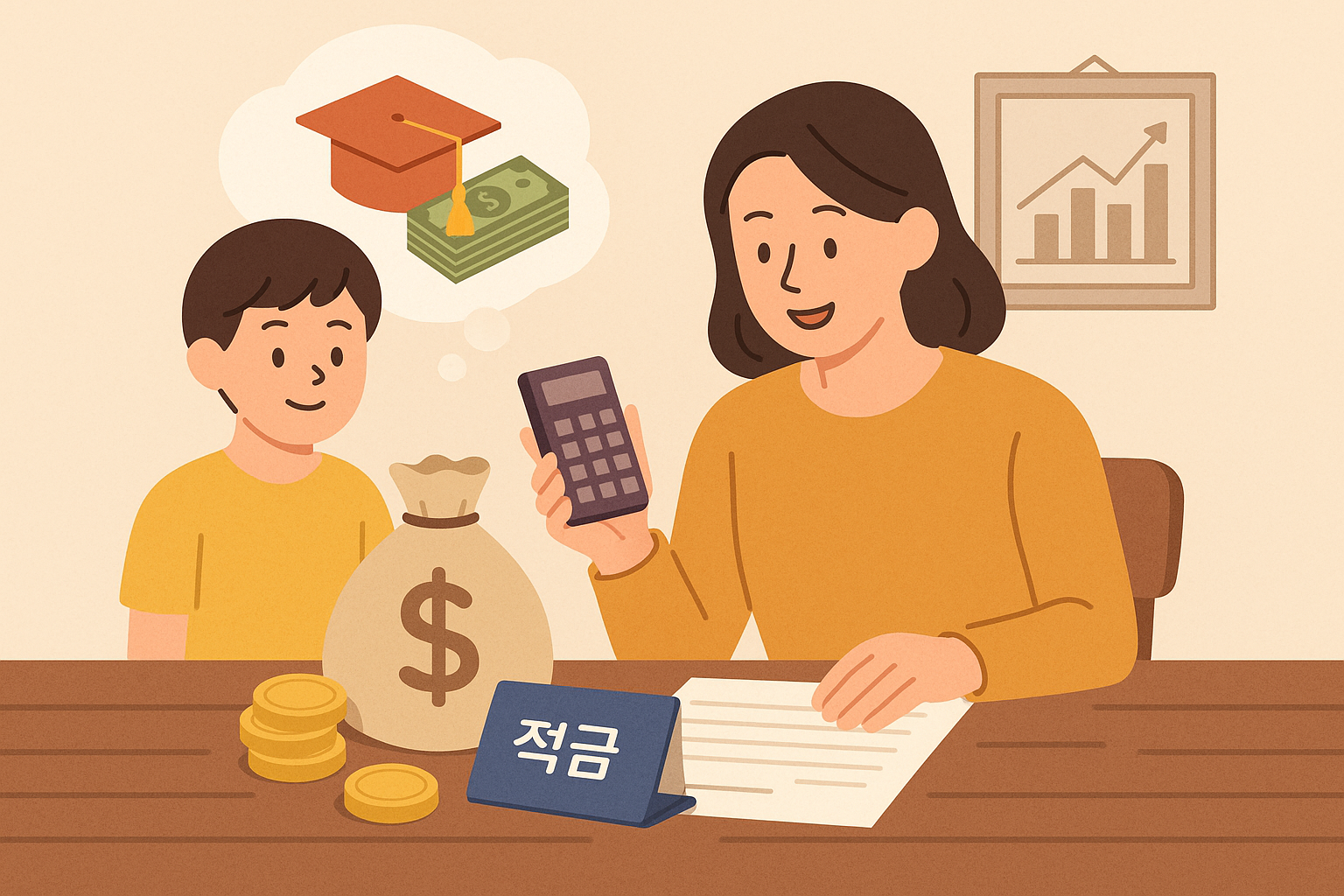 아이 교육자금 마련