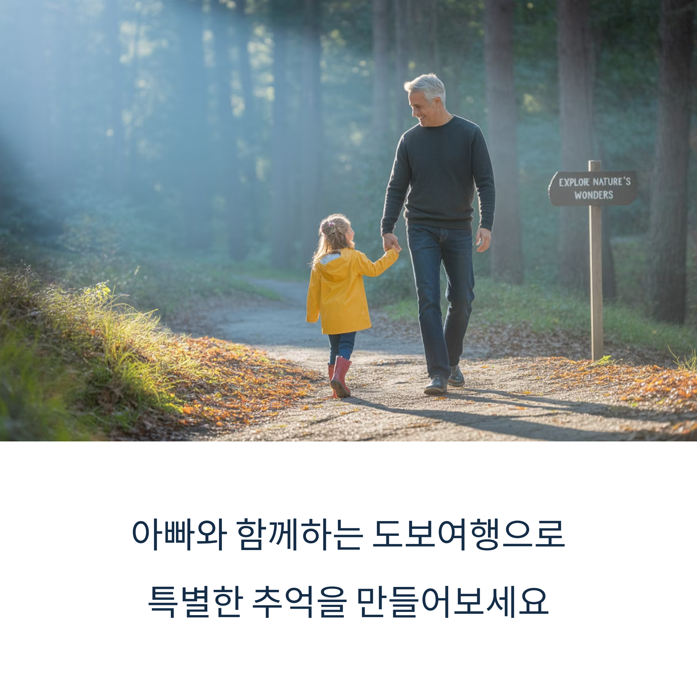아빠와 함께하는 도보여행 코스 추천