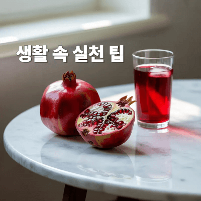 생활 속 실천 팁