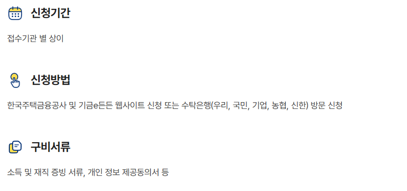 내집마련디딤돌대출