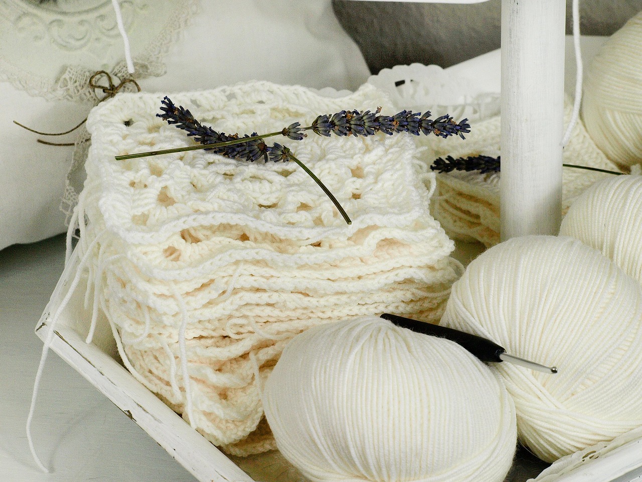 양모뜨개실 사진