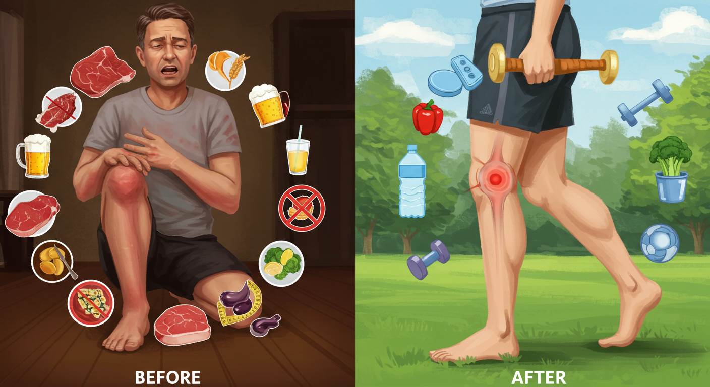 통풍 관리에 효과적인 식단 가이드: 피해야 할 음식과 추천 식품