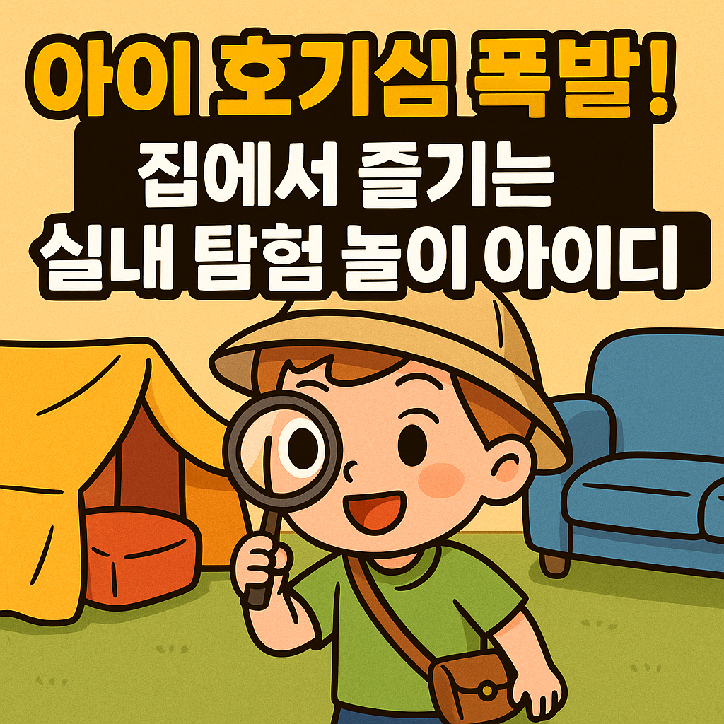 실내 탐험 놀이 아이디어