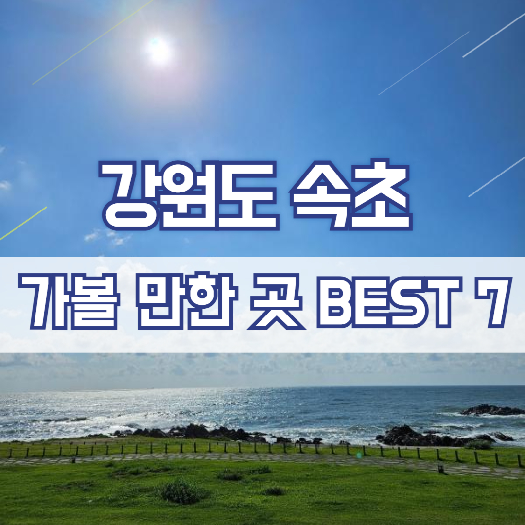 속초 가볼만한곳