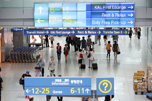 인천국제공항 내부 사진