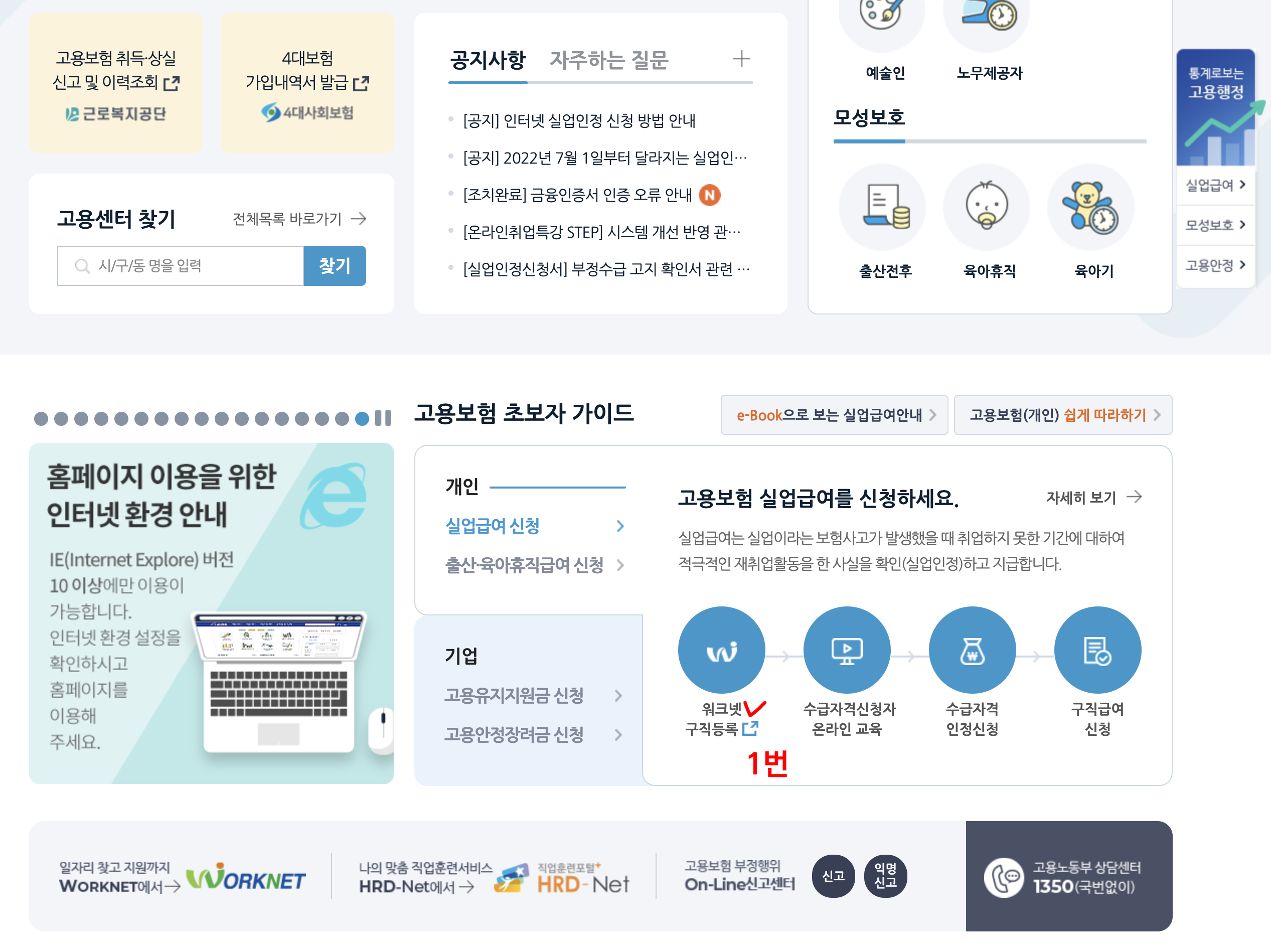 예술인 고용보험 실업급여