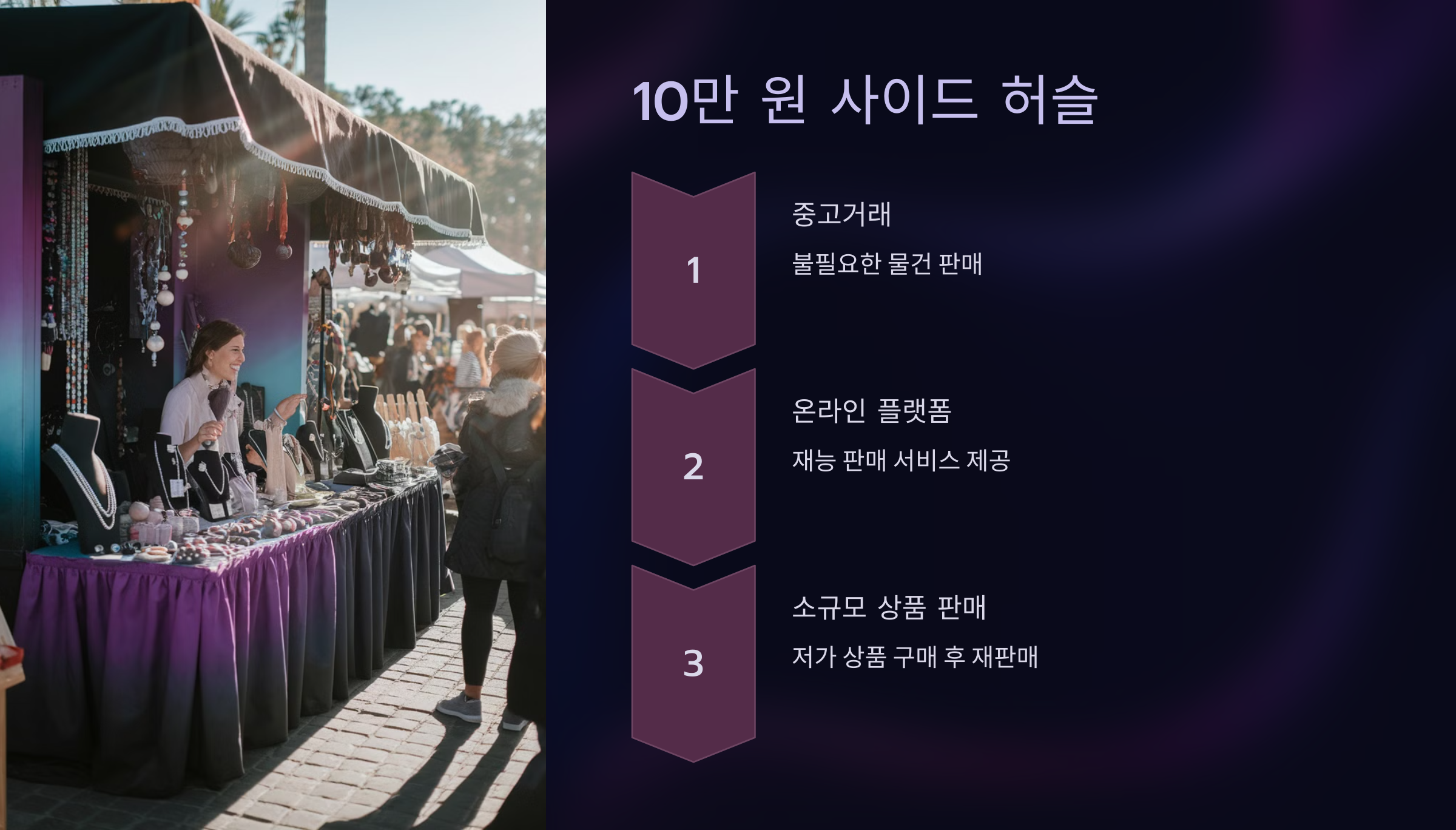 10만 원으로 가능한 사이드 허슬 아이디어