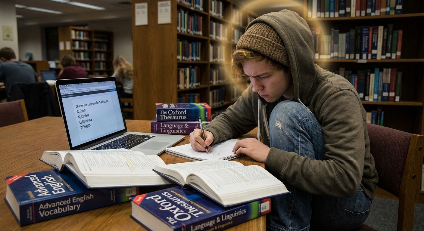 고2 영어 모의고사 어휘 공부하는 학생, 9개년 기출 분석 자료