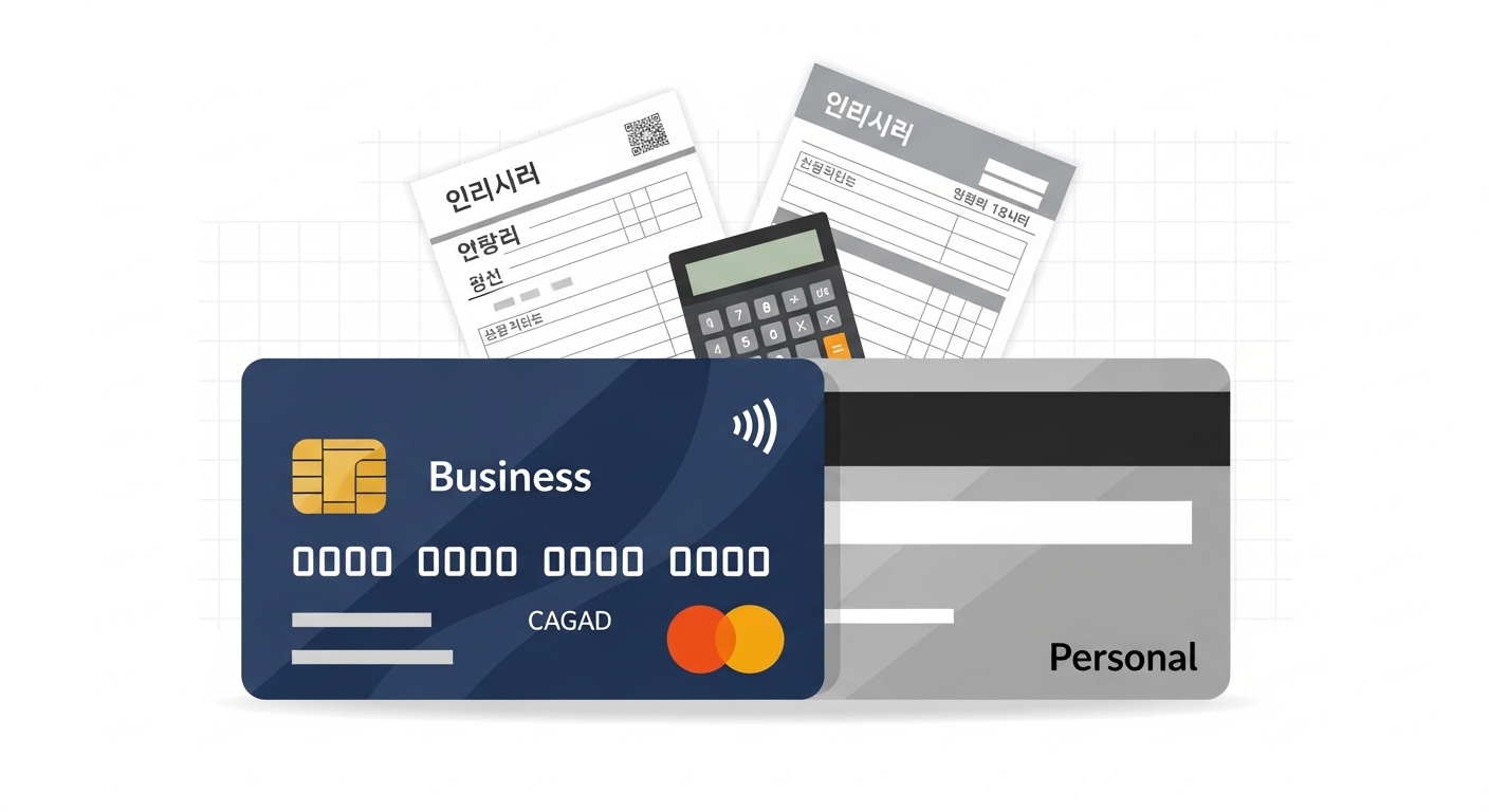 직장인 N잡러 세금 가이드 — 사업자 카드 vs 개인 카드